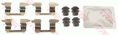 Trw Zubehörsatz, Scheibenbremsbelag [Hersteller-Nr. PFK673] für Infiniti, Nissan, Suzuki von TRW