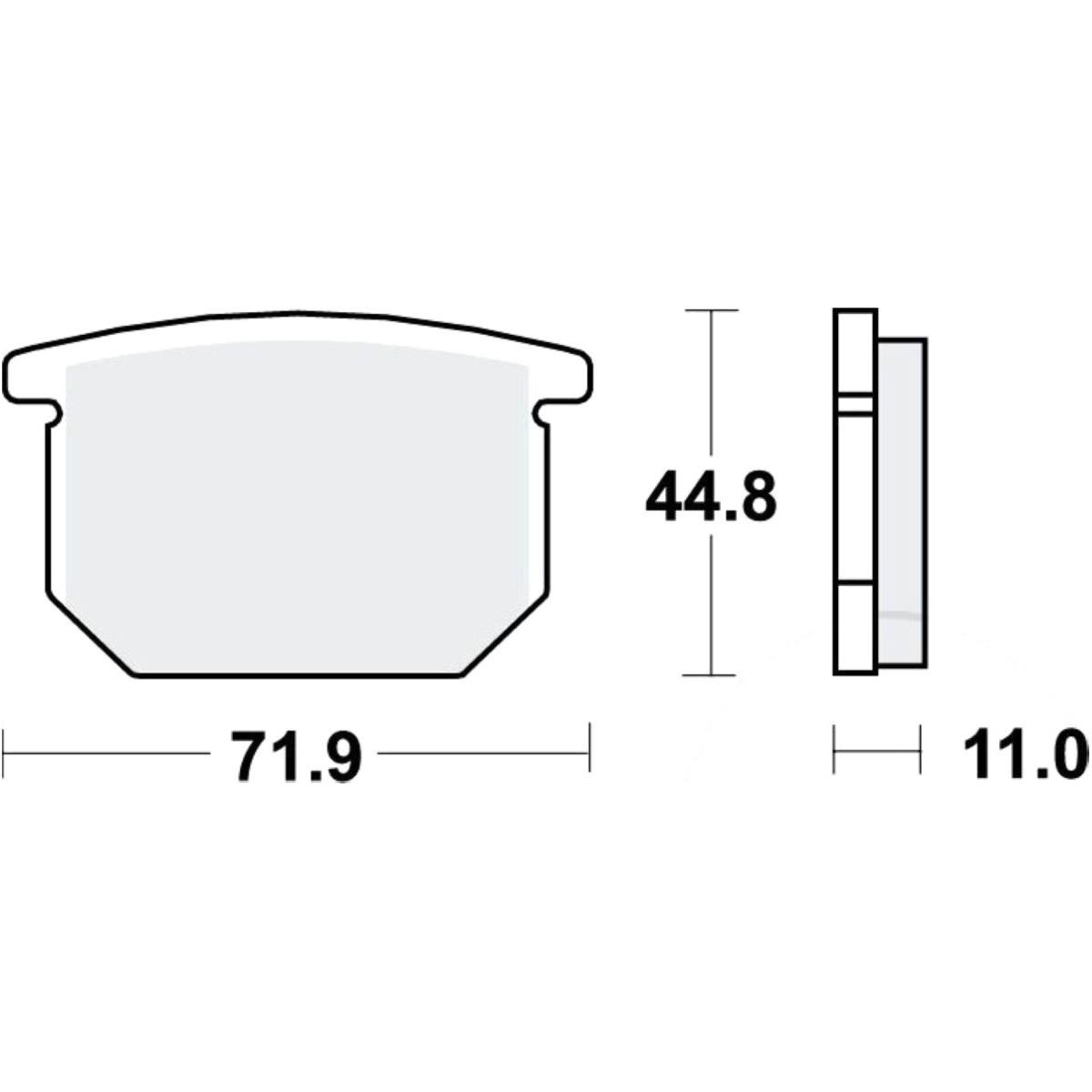 Trw mcb501 bremsbeläge bremsklotz standard Trw mcb501 bremsbeläge bremsklotz standard von TRW