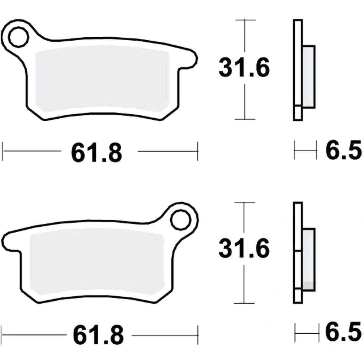 Trw mcb740si bremsbeläge bremsklotz sinter si Trw mcb740si bremsbeläge bremsklotz sinter si von TRW