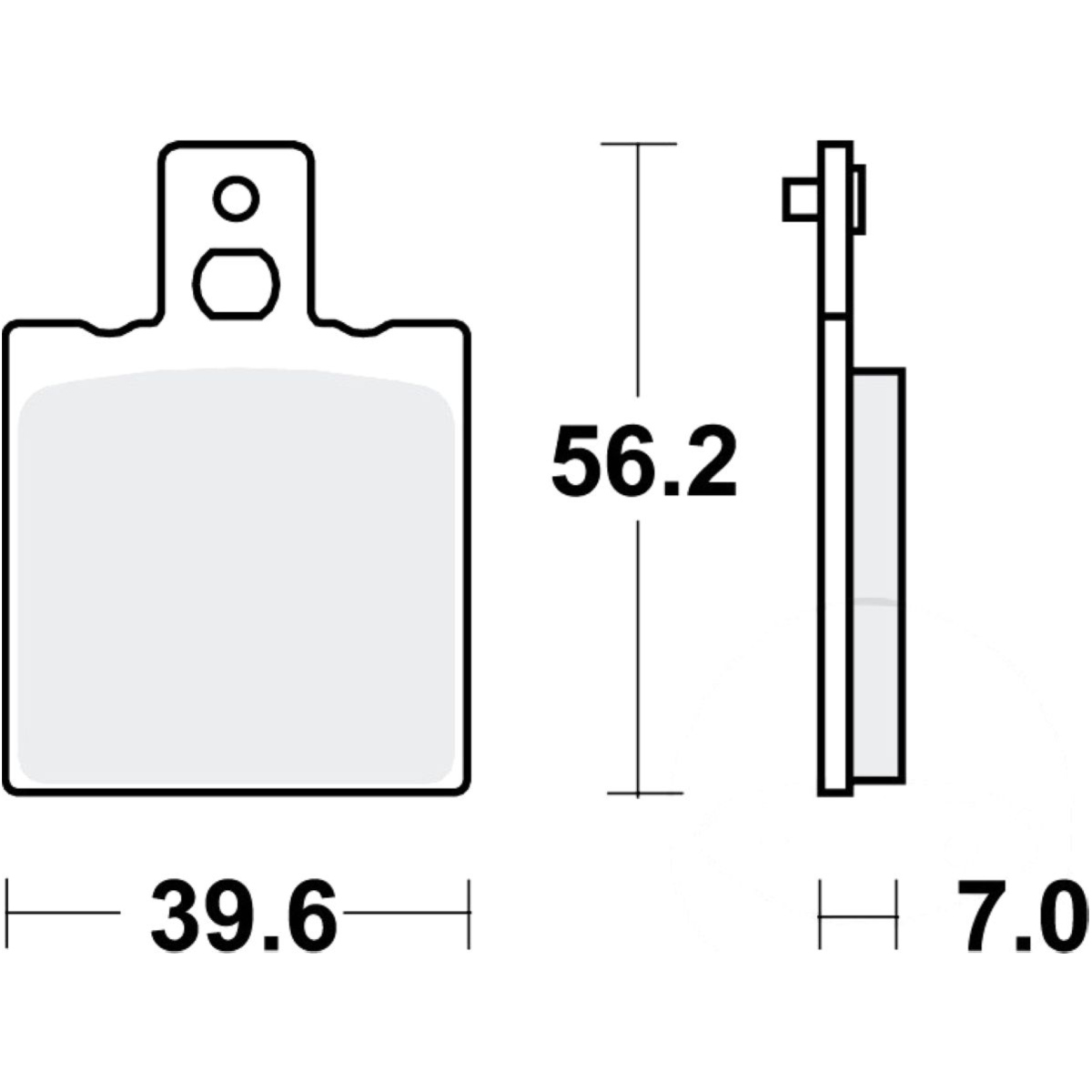 Trw mcb75 bremsbeläge bremsklotz standard von TRW