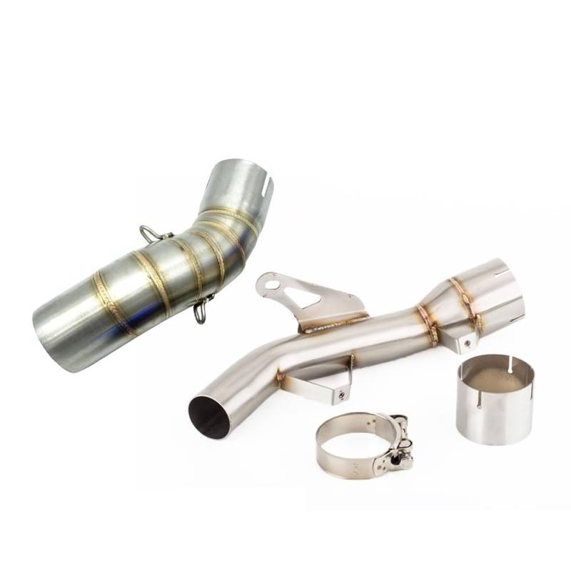 Motorrad Auspuffrohr Für Z900 Auspuffrohr Für Z900 2020 Mittleren Rohr Rohr Auspuffrohr Stecker Auspuff Schalldämpfer Für Escape Link Rohr von TRWWFEXO