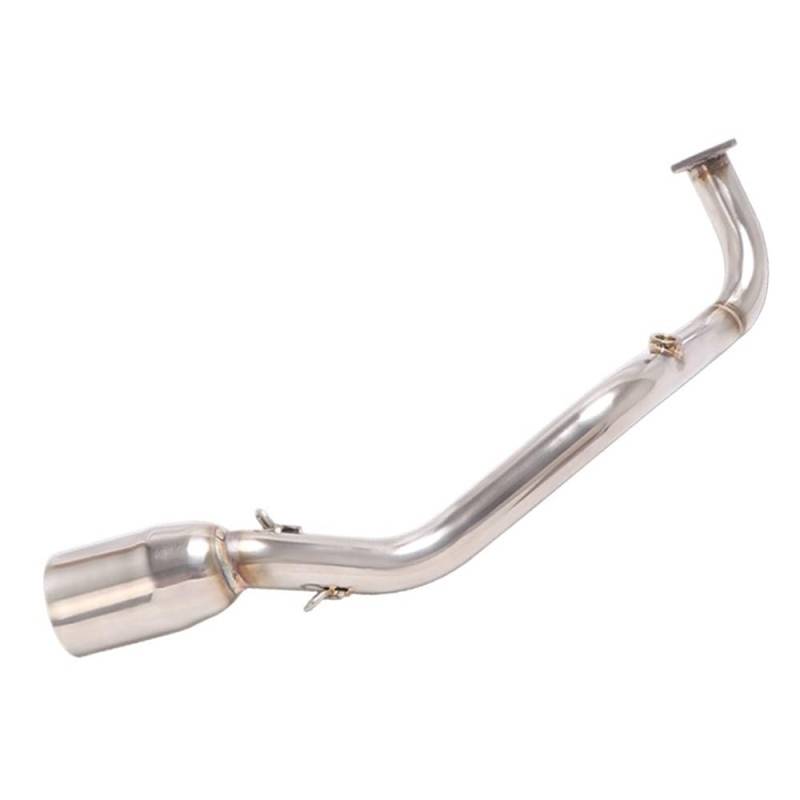 Motorrad Auspuffrohr Motorrad-Auspuffanlagen Slip On Für Xmax 125 X MAX125 2021 2022 Edelstahl-Frontverbindungsrohr H2O-Sensor von TRWWFEXO