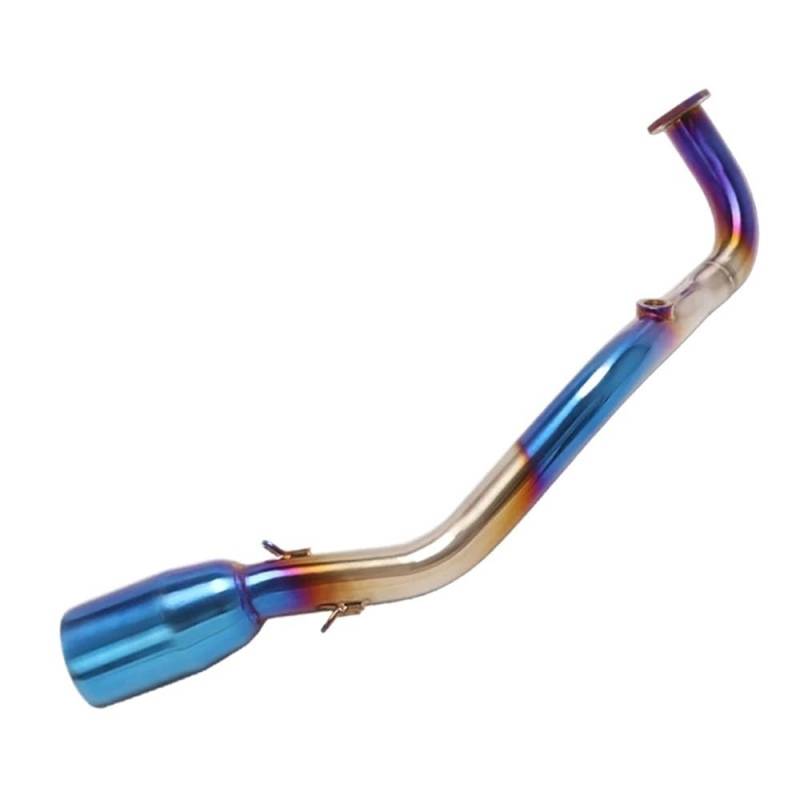 Motorrad Auspuffrohr Motorrad-Auspuffanlagen Slip On Für Xmax 125 X MAX125 2021 2022 Edelstahl-Frontverbindungsrohr H2O-Sensor von TRWWFEXO