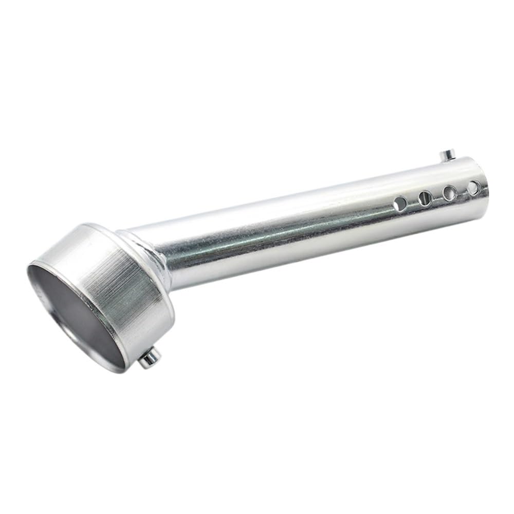 Motorrad Auspuffrohr Motorrad-Auspuffschalldämpfer Verstellbar DB-Killer-Schalldämpfer Geräuschunterdrückung Universal Chrom 48 Mm Motorrad Auspuffrohr Motorrad-Auspuffschalldämpfer Verstellbar DB-Killer-Schalldämpfer Geräuschunterdrückung Universal Chrom 48 Mm von TRWWFEXO