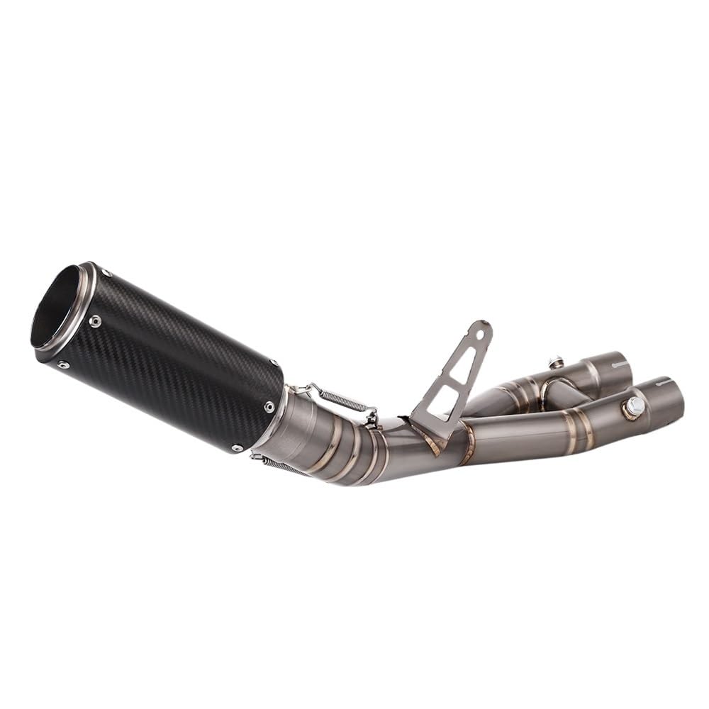 Motorrad Auspuffrohr Slip On Für YZF R1M MT10 2015–2021 Motorradauspuff Für Escape-Systeme Mittlere Verbindungsrohrverbindung 60 Mm Schalldämpfer Motorrad Auspuffrohr Slip On Für YZF R1M MT10 2015–2021 Motorradauspuff Für Escape-Systeme Mittlere Verbindungsrohrverbindung 60 Mm Schalldämpfer von TRWWFEXO