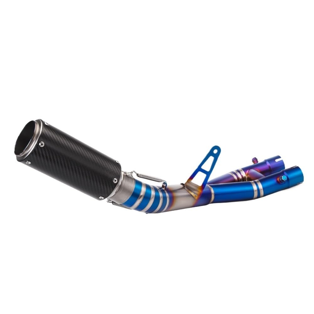 Motorrad Auspuffrohr Slip On Für YZF R1M MT10 2015–2021 Motorradauspuff Für Escape-Systeme Mittlere Verbindungsrohrverbindung 60 Mm Schalldämpfer Motorrad Auspuffrohr Slip On Für YZF R1M MT10 2015–2021 Motorradauspuff Für Escape-Systeme Mittlere Verbindungsrohrverbindung 60 Mm Schalldämpfer von TRWWFEXO