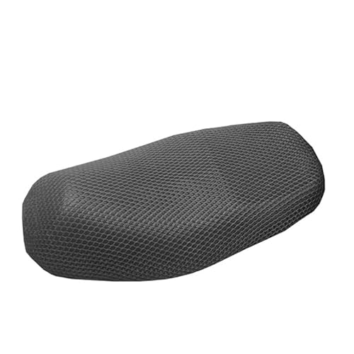 TRWWFEXO Wetterfestes Motorradsitzcover 1Pcs Anti-Slip Motorrad Kissen Mesh Stoff Sitz Abdeckung Atmungsaktiv Motorrad Roller Sitzbezüge Kissen Motorradsitzbezug in Grau von TRWWFEXO