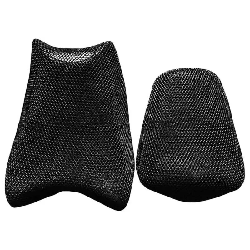 TRWWFEXO Wetterfestes Motorradsitzcover 2 stücke Mesh Motorrad Sitzbezüge Atmungs Kühlen Kissen Für Afrika Für Twin 1100 Crf1100L Motorradsitzbezug in Grau von TRWWFEXO