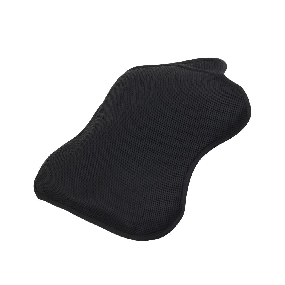 TRWWFEXO Wetterfestes Motorradsitzcover Druckentlastung Anti Slip Universal Bequeme Sitzbezug Motorrad Sitzkissen Waben Motorrad Zubehör Schutz Motorradsitzbezug in Grau von TRWWFEXO