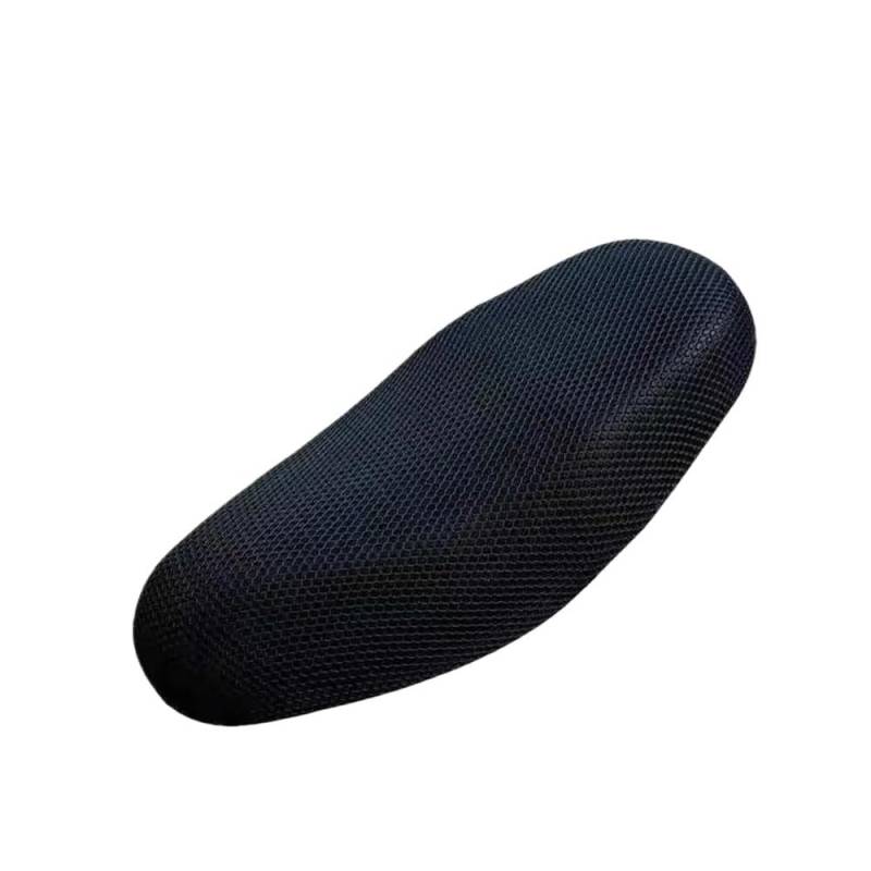 TRWWFEXO Wetterfestes Motorradsitzcover Motorrad Sitzkissen Sitzbezüge Kühlung Sitzbezug Honeycomb Atmungsaktiv & Sitzschutz Mesh Motorradsitzbezug in Grau von TRWWFEXO