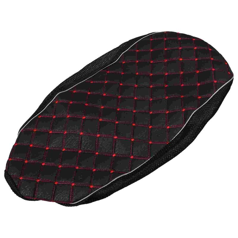 TRWWFEXO Wetterfestes Motorradsitzcover Motorradschutz Motorradsitz Waben Sonnenschutz Wärmedämmung Sitz Spacer Mesh Stoff Atmungsaktiv Anti- Motorradsitzbezug in Grau von TRWWFEXO