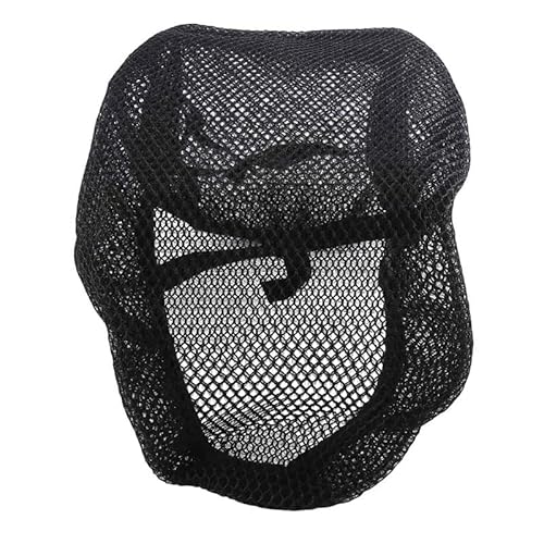 TRWWFEXO Wetterfestes Motorradsitzcover Motorradsitzbezug atmungsaktiv bequem Motorrad-Netz-Mesh-Sitz vollständiger Bezug für Moped-Motorräder Motorradsitzbezug in Grau von TRWWFEXO