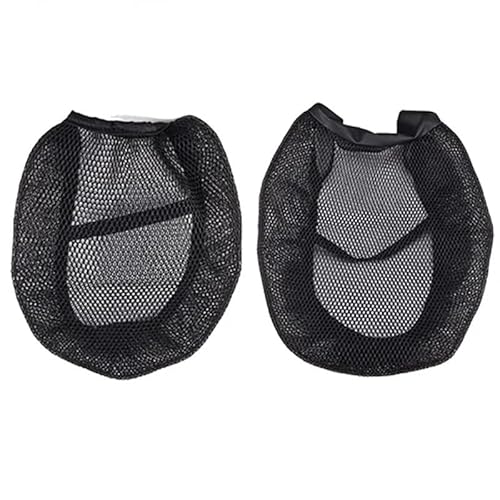 TRWWFEXO Wetterfestes Motorradsitzcover Motorradzubehör Anti-Rutsch-Mesh-Stoff-Sitzbezug Atmungsaktives Kissen Für Für YZF-R15 Für YZF-R3 Für YZF R15 R3 Motorradsitzbezug in Grau von TRWWFEXO