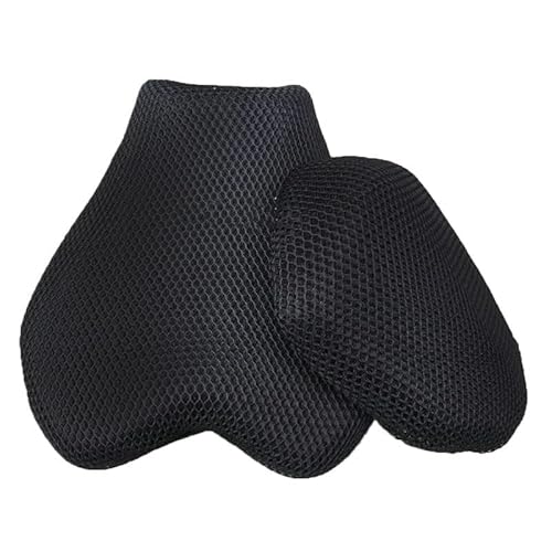 TRWWFEXO Wetterfestes Motorradsitzcover Motorradzubehör Anti-Rutsch-Mesh-Stoff-Sitzbezug Atmungsaktives Kissen Für Für YZF-R15 Für YZF-R3 Für YZF R15 R3 Motorradsitzbezug in Grau von TRWWFEXO