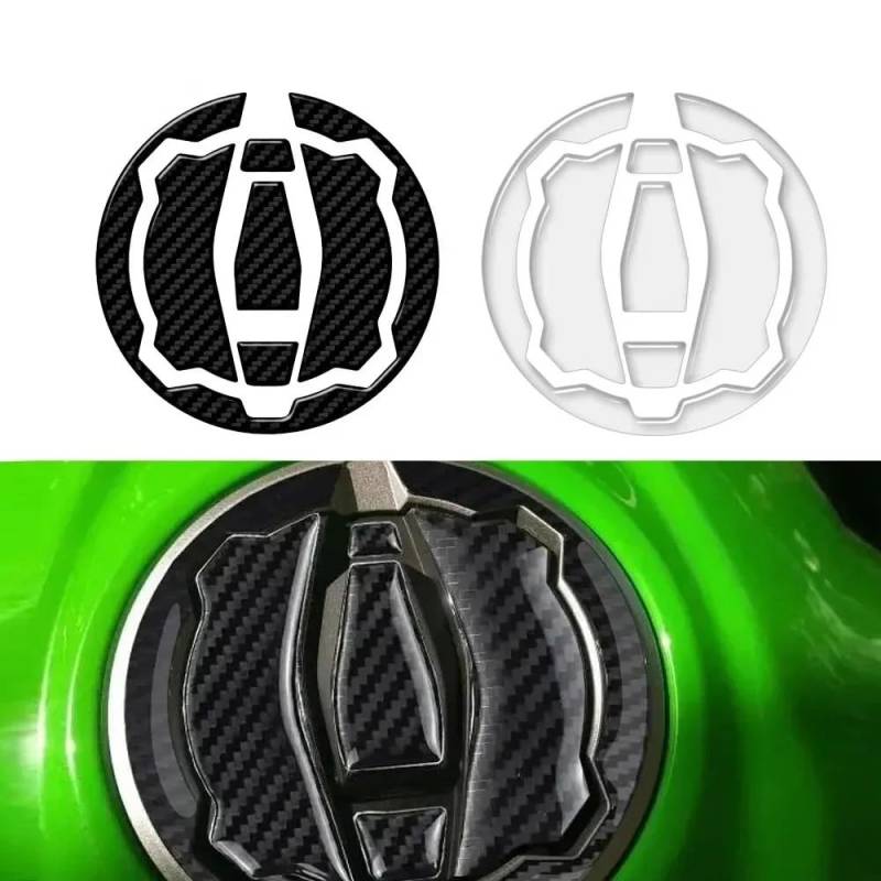 Tankdeckel Pad Für NI&nja 400 650 2017 2018 2019 2020 2021 2022 2023 2024 Motorrad Tankdeckel Abdeckung Aufkleber Aufkleber Tank Schutz Aufkleber von TRWWFEXO