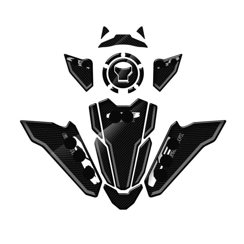 Tankdeckel Pad Motorrad Aufkleber Schutz Tank Pad Decals Für CB650R 2021-2022 Tank Schutz Aufkleber von TRWWFEXO
