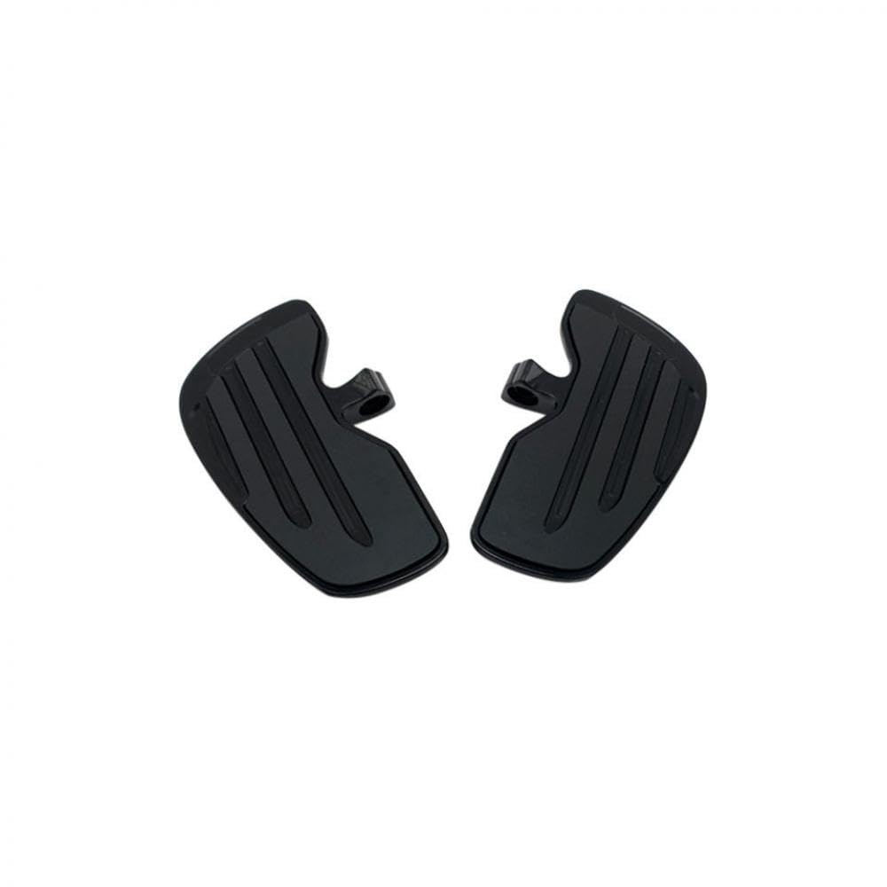 Motorradzubehör Breitstufer Fahrer Fahrgastetafel Set kompatibel mit Indian Scout Sechzig Rogue Twenty Bobber Heck -Ruhpedale Zubehör(Black for Driver) von TReCVd