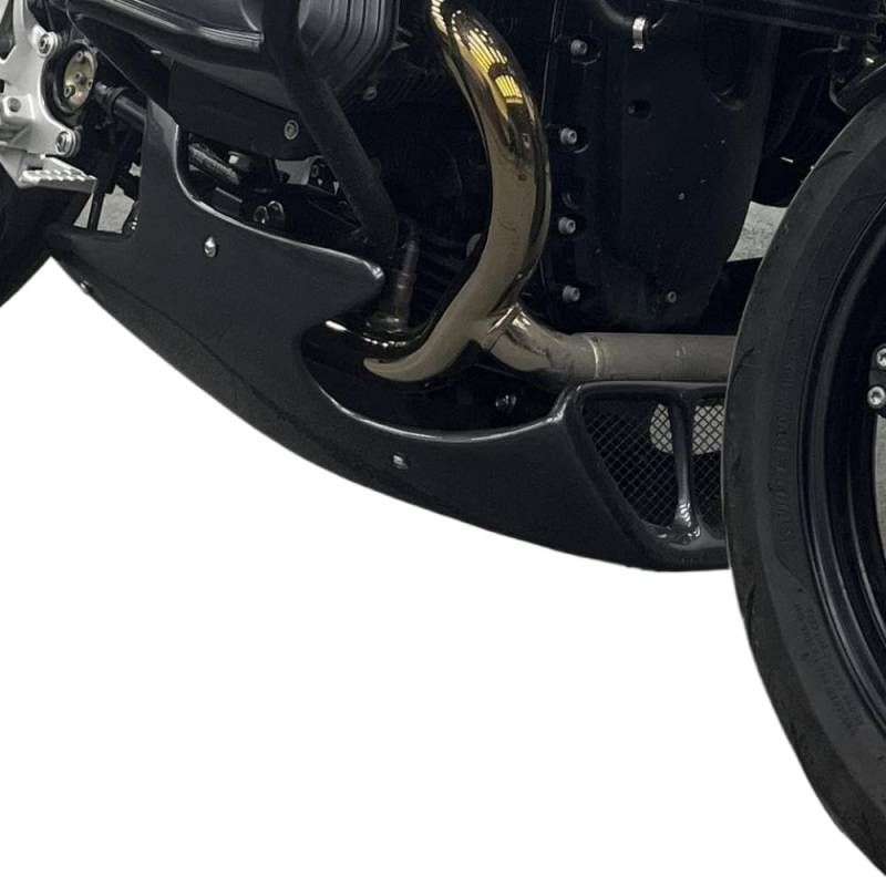 Motorradzubehör Motorradbauchpfanne Motorspoiler Lower Verkleidung kompatibel mit R Nine T Scrambler Pure Racer Urban GS R9T Rninet Ninet Models 2014-2023 Zubehör(Black (Gloss Black)) von TReCVd
