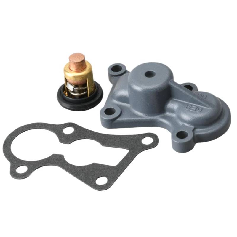 Motorradzubehör Thermostat Cover Kit kompatibel mit 40 PS-Außenbordmodellen 6E9-12413 6E9-12413-00-1S 6E9-12414 6E5-12411-00 Bootsmotorzubehör Zubehör von TReCVd