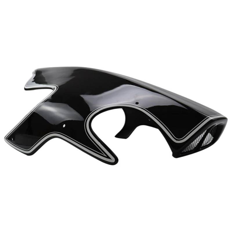 TReCVd Motorradzubehör Motorradbauchpfanne Motorspoiler Lower Verkleidung kompatibel mit R Nine T Scrambler Pure Racer Urban GS R9T Rninet Ninet Models 2014-2023 Zubehör(Black (White Stripe)) von TReCVd