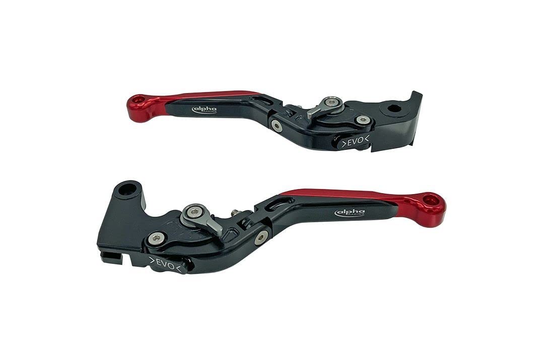 Alpha Technik Bremshebel+Kupplungshebel Set EVO schwarz/rot kompatibel mit BMW R1250R 1R13 Bj. 2019- Alpha Technik Bremshebel+Kupplungshebel Set EVO schwarz/rot kompatibel mit BMW R1250R 1R13 Bj. 2019- von TSS Handel