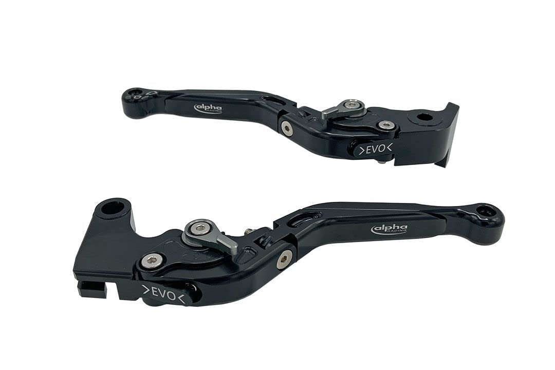 Alpha Technik Bremshebel+Kupplungshebel Set EVO schwarz kompatibel mit Triumph Speed Triple 1050 R 515NV Bj. 2011-2015 Alpha Technik Bremshebel+Kupplungshebel Set EVO schwarz kompatibel mit Triumph Speed Triple 1050 R 515NV Bj. 2011-2015 von TSS Handel