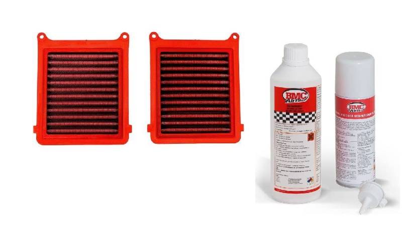 BMC Luftfilter+Reiniger Set kompatibel mit Honda CRF1100L Africa Twin SD08 Bj. 2020- von Homry
