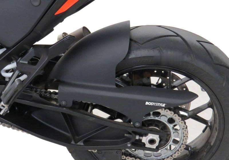 TSS Handel BODYSTYLE Hinterradabdeckung für KTM 1290 Super Adventure S & V2 Adventure (2021-2023), Schwarz, ABS Kunststoff, links, Motorrad von TSS Handel