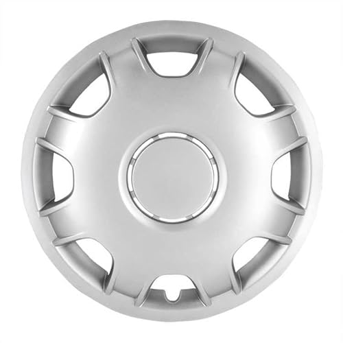 Radkappen Radzierblenden Radblenden Van kompatibel mit FIAT/VW/Renault Bus 16 Zoll Silber 4 Stück von Jlwiy