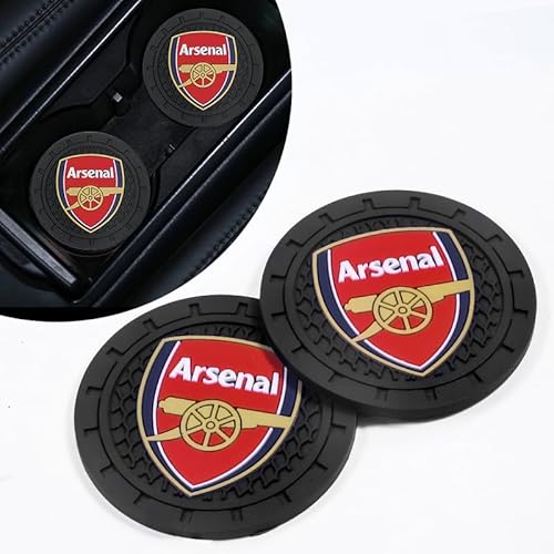 TSSYOKDO Arsenal Auto-Untersetzer, Silikon Getränkehalter, Anti-Rutsch, Auto Innere Zubehör von TSSYOKDO