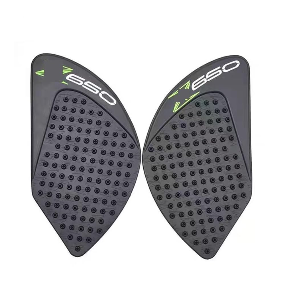 Motorrad-Seiten-Kraftstofftank-Pads Schutzaufkleber Kniegriff-Traktionspad Für Kawasaki Z650 Z 650 2017 2018 2019 2020(Green Z) von TTADINUDD