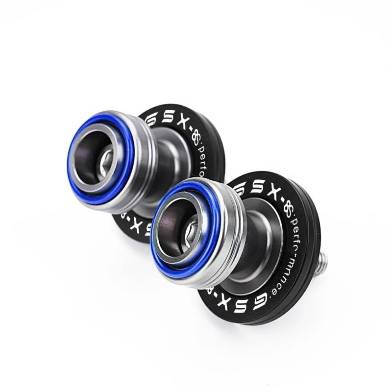 Schwingarm Spule Schieber Für SU&ZU&KI GSX-8S GSX8S GSX 8S 2023 2024 8MM Stand Schrauben Motorrad CNC Aluminium Schwinge Slider Spulen Zubehör(Blue) von TTADINUDD