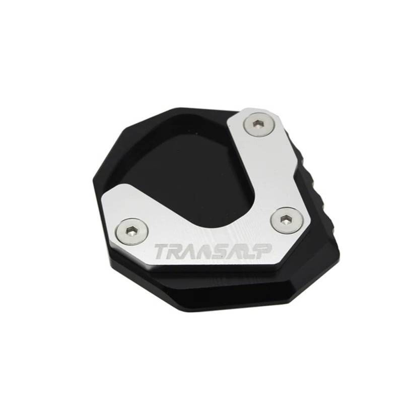 Seitenständer-Stützplatte Für H&ONDA Transalp 750 XL 750 2023 2024 Motorrad Ständer Fuß Seite Stehen Verlängerung Pad Unterstützung Platte Vergrößern(Silver) von TTADINUDD