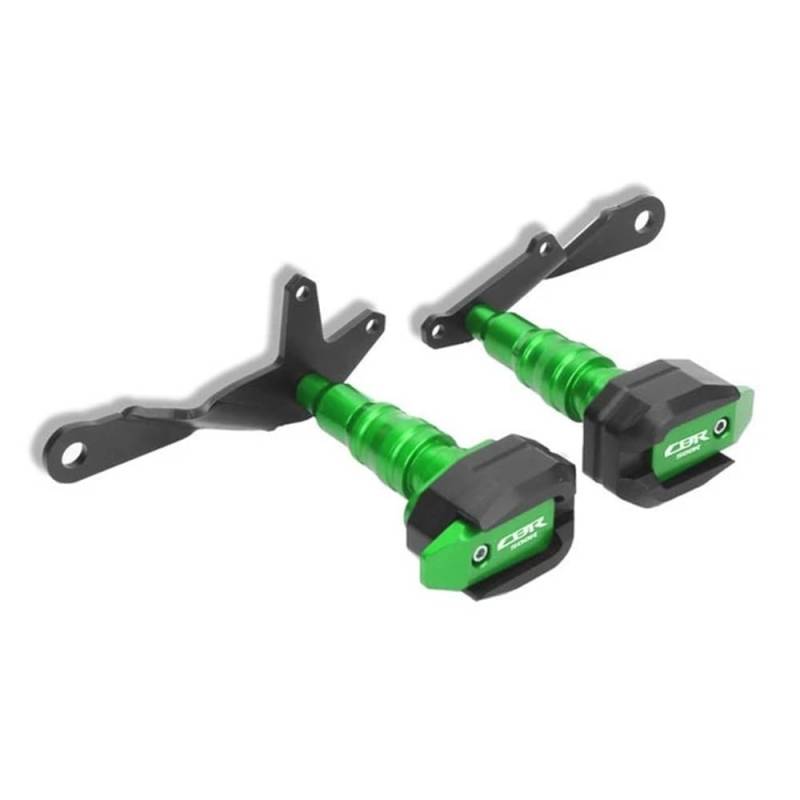 Slider Crash Pads Für CBR500R CBR 500R CBR500 R 2021-2023 Motorrad Fallschutzrahmen Slider Verkleidungsschutz Crash Pad Protector(Green) von TTADINUDD