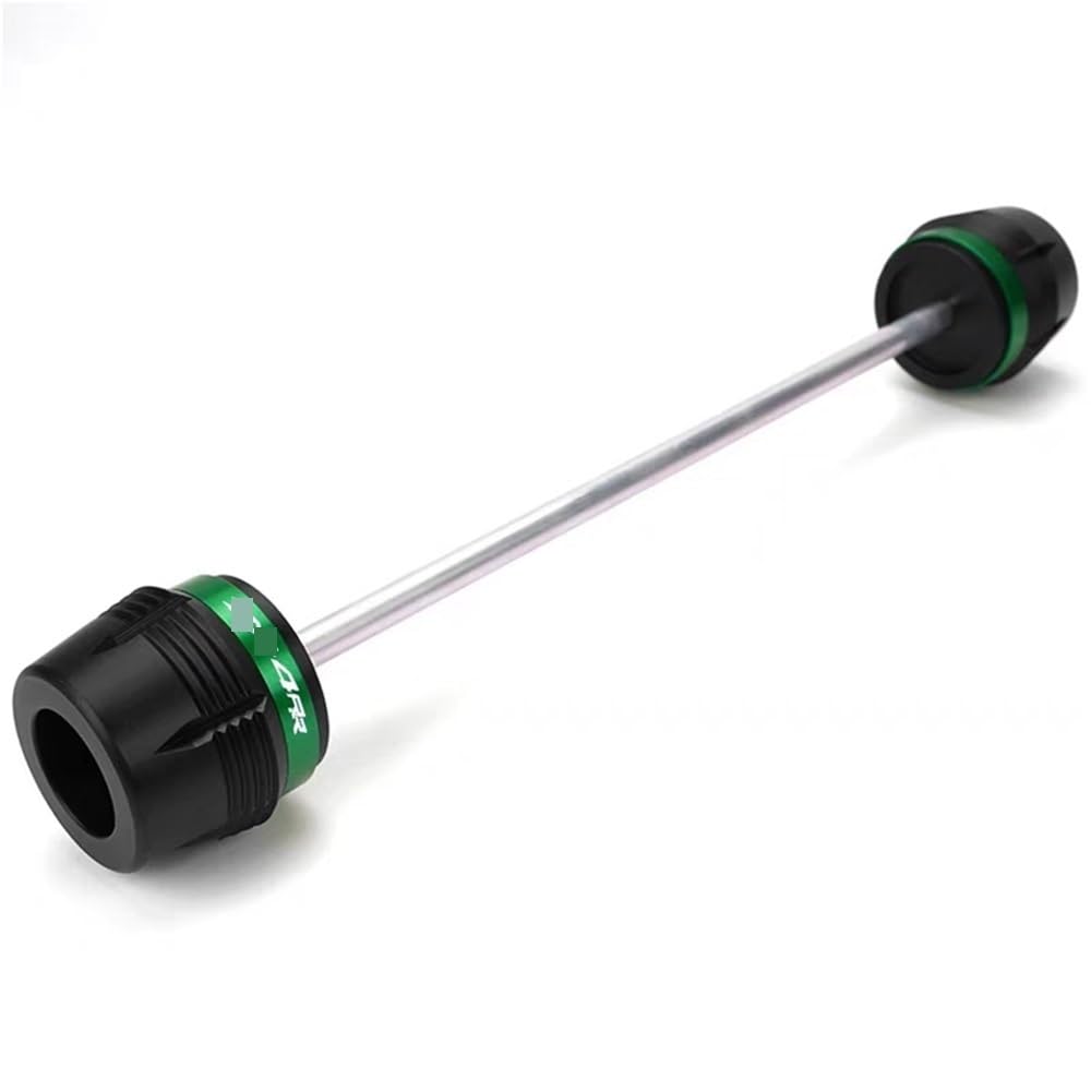 Slider Crash Pads Für KA&was&AKI ZX4RR ZX-4RR 2023 2024 Motorrad Vorderrad Gabel Rahmen Slider Protector Achse Gabel Crash Slider(Green) von TTADINUDD