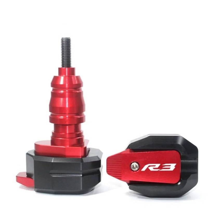 Slider Crash Pads Für Y&AMA&HA YZF-R3 YZFR3 YZF R3 2015-2018 Motorrad Fallschutzrahmen Slider Verkleidungsschutz Anti Crash Pad Protector(Red) von TTADINUDD