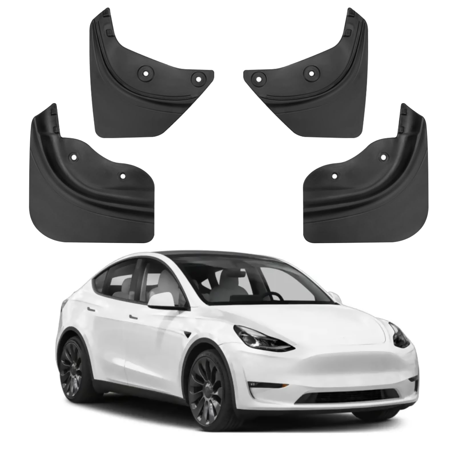 TTCR-II Kompatibel mit Tesla Model Y Schmutzfänger Spritzschutz, 4 PCS Tesla Fender Model Y 2019 2020 2021 2022 2023 2024 2025, Außenzubehör Tesla Schmutzfänger Hinten Ohne Bohren TTCR-II Kompatibel mit Tesla Model Y Schmutzfänger Spritzschutz, 4 PCS Tesla Fender Model Y 2019 2020 2021 2022 2023 2024 2025, Außenzubehör Tesla Schmutzfänger Hinten Ohne Bohren von TTCR-II