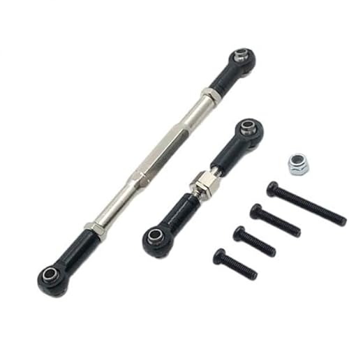 TTETTZ 2xMetal Lenkung Zugstange Servo Link Krawatte Enden für D90 D91 1/12 LKW Auto Teile Schwarz TTETTZ 2xMetal Lenkung Zugstange Servo Link Krawatte Enden für D90 D91 1/12 LKW Auto Teile Schwarz von TTETTZ