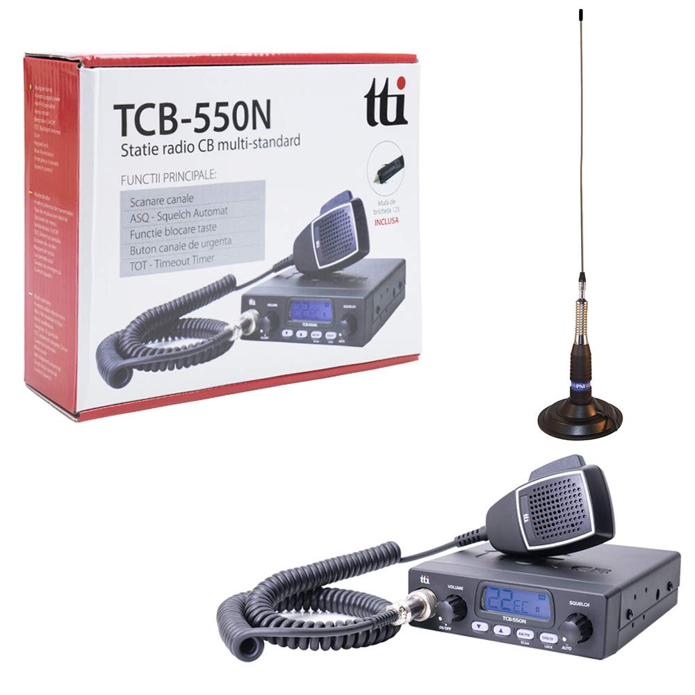TTi TTI-PACK21 CB Tcb-550 Radiosender Kit mit Magnet PN1 ML160 Antenne TTi TTI-PACK21 CB Tcb-550 Radiosender Kit mit Magnet PN1 ML160 Antenne von TTI