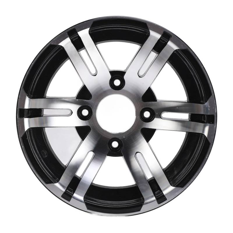 TTOCAR ATV-Felge, 12-Zoll-ATV-Felgennabe, Aluminiumlegierung, Hochfest, Robuster Ersatz für Quad, Go-Kart, Golfwagen, Geländewagen(Hinterrad) von TTOCAR