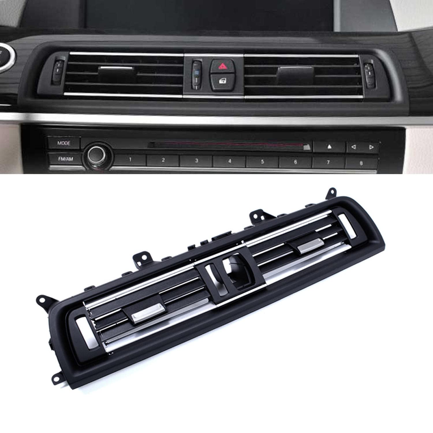 TTOILS Hinten/Links/Rechts/Mitte Klimaanlage AC Vent Outlet Grill Panel, Für BMW 5 Series F10 F11 F18 520i 523i 525i 528i 535i von TTOILS