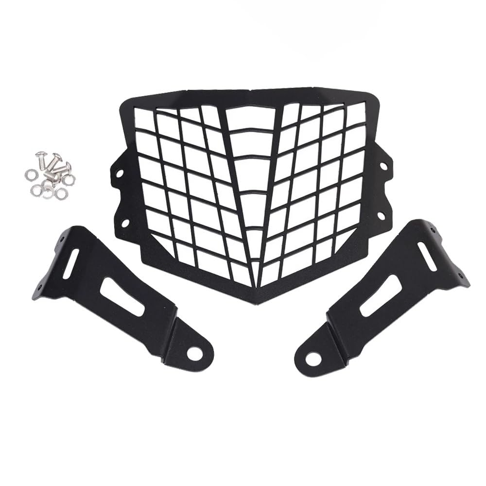 Motorrad Scheinwerfer Schutz Gitter Passend Für CRF250L 2013-2020 Motorrad Scheinwerfer Kühlergrill Wache Grill Licht Scheinwerfer Abdeckung Schutz(Black) von TUANZUN