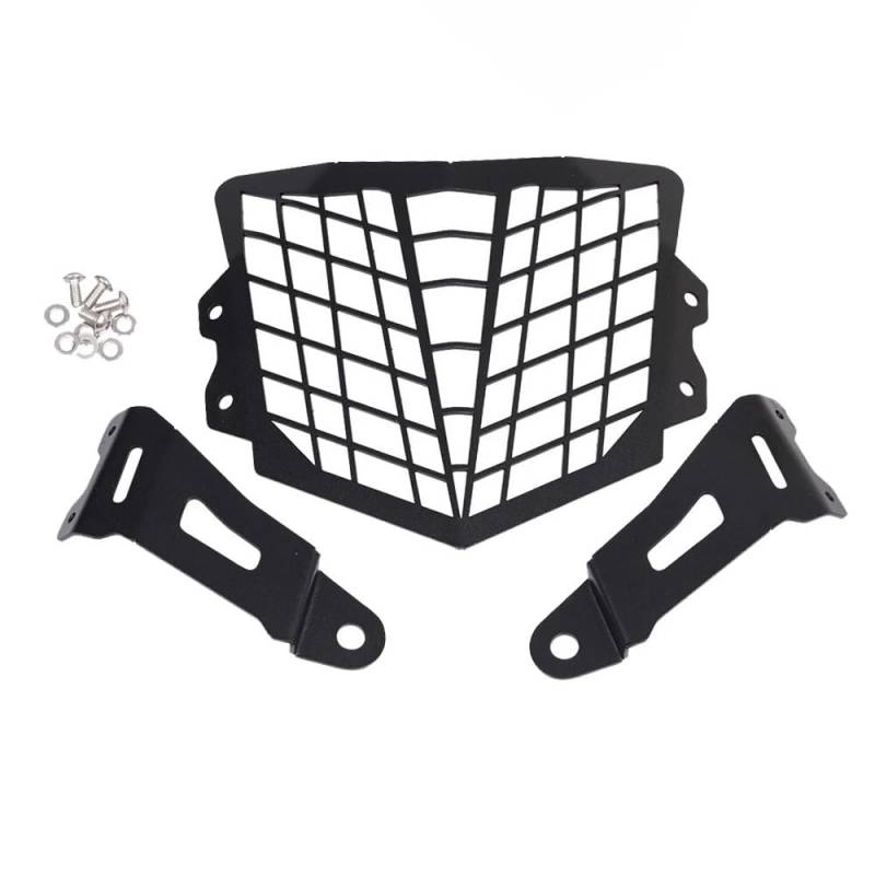 Motorrad Scheinwerfer Schutz Gitter Passend Für CRF250L 2013-2020 Motorrad Scheinwerfer Kühlergrill Wache Grill Licht Scheinwerfer Abdeckung Schutz(Black) von TUANZUN