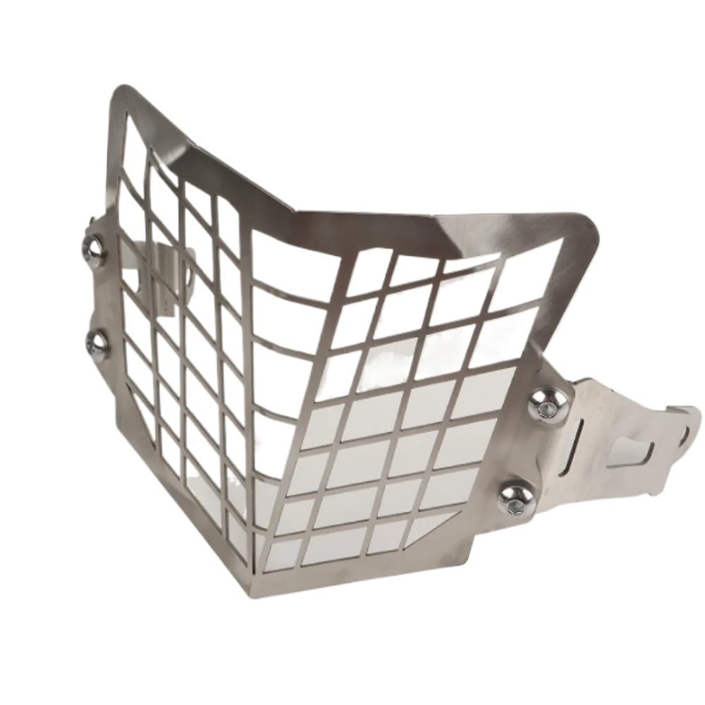 Motorrad Scheinwerfer Schutz Gitter Passend Für CRF250L 2013-2020 Motorrad Scheinwerfer Kühlergrill Wache Grill Licht Scheinwerfer Abdeckung Schutz(Silver) von TUANZUN