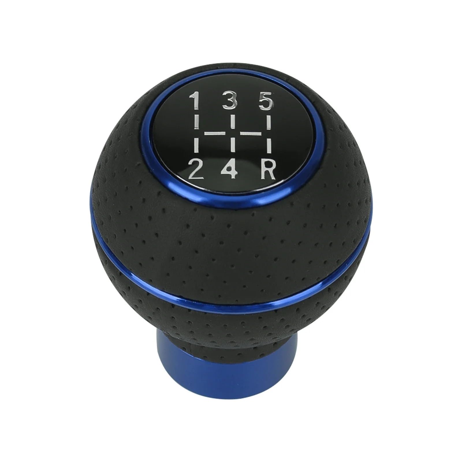 Schaltknauf,Auto Schaltknauf 5-Gang-Aluminium-Universal-Auto-Schaltknauf M8 M10 M11 M12 for Schaltgetriebe Automatikgetriebe-Niveauknopf Schalthebel(Blue) von TUANZUN