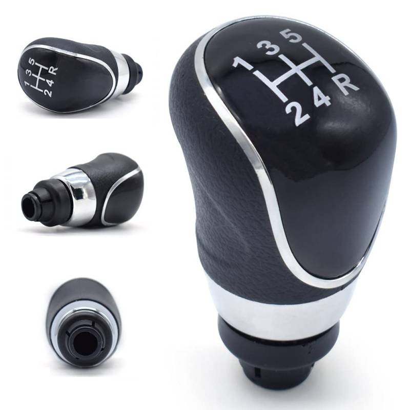 Schaltknauf,Auto Schaltknauf 5 Geschwindigkeitsauto-Gang-Stick-Schaltknöpfe Passend Für Ford-Fokus MK2 MK3. Fiesta MK7 C -Max B-Max Mondeo MK4 Kuga Transit Galaxy Car-Styling von TUANZUN