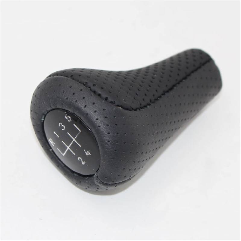 Schaltknauf,Auto Schaltknauf Auto Styling Stick Knobs Echtes perforiertes Ledergetriebe Umschaltknopf Gebrauch Passend für BMW E60 E90 E46 E36 Alle Serien 5 Geschwindigkeit 6 Geschwindigkeit(5speed) von TUANZUN
