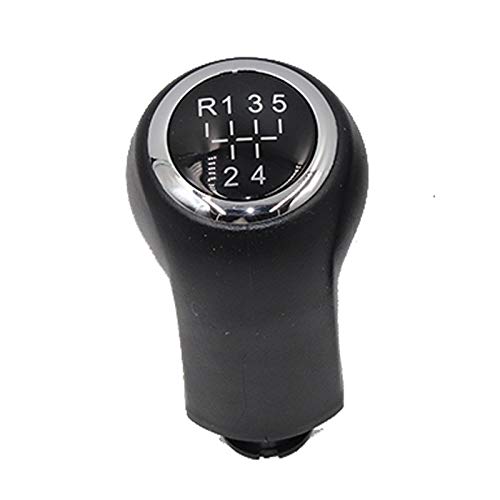 Schaltknauf,Auto Schaltknauf Passend Für Opel Zafira B 2005 2006 2007 2008 2009 2010 2011 2012 2013 2013 2014 5/6 Geschwindigkeitswagen Umschaltgetriebeknopf Mit Lederstiefel(R12345 knob) von TUANZUN