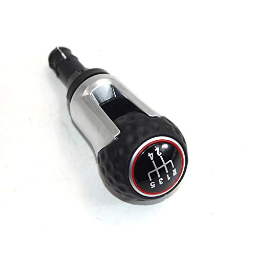 Schaltknauf,Auto Schaltknauf Passend Für VW Golf 7 A7 MK7 GTI GTI GTI 2013 2014 2015 2016 2017 2018 Hebel 5 Oder 6 Geschwindigkeitsauto Getriebe Stick Level Umschaltknopf 5G1 711 113 D(6 Speed) von TUANZUN