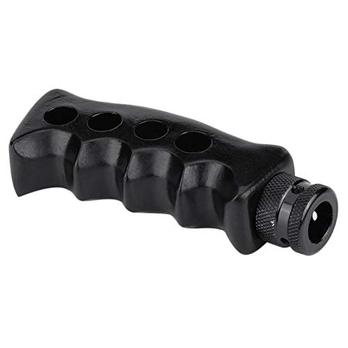 Schaltknauf,Auto Schaltknauf Schaltgetriebe Auto Gun Grip Car Styling Griff Schalthebel Knopf Schalthebel Schaltgetriebe Automatik(Black) von TUANZUN